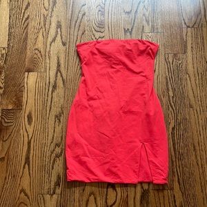 REVOLVE: Superdown coral strapless mini dress size xs worn once